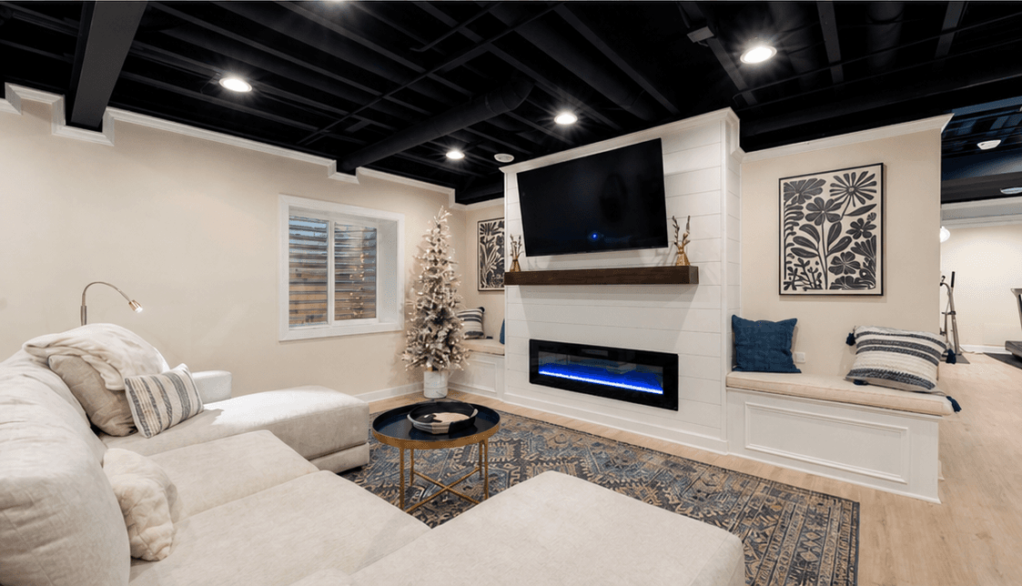 Kanata basement after renovation